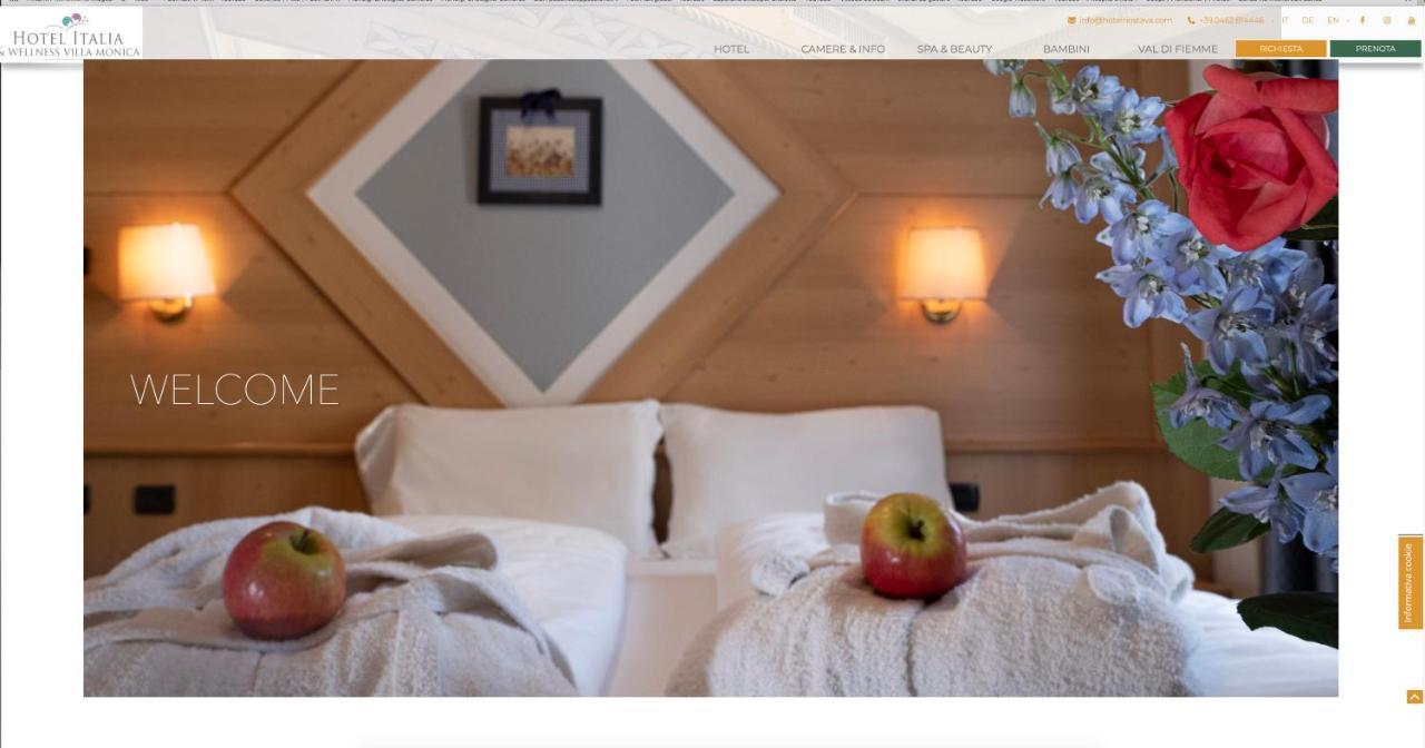 Hotel Italia Castello-Molina di Fiemme Exteriér fotografie