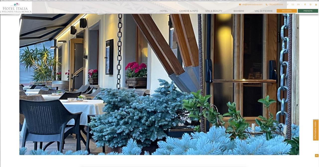 Hotel Italia Castello-Molina di Fiemme Exteriér fotografie